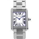 カルティエ Cartier タンク ソロ SM W5200013 シルバー文字盤 中古 腕時計 レデ ...