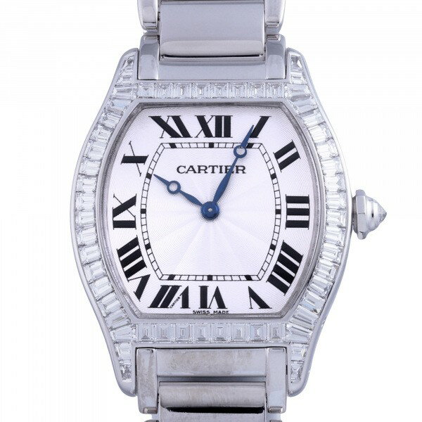 カルティエ Cartier トーチュ LM WA504051 シルバー文字盤 中古 腕時計 男女兼用