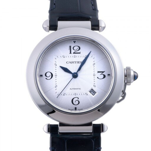 カルティエ Cartier パシャ ドゥ ウォッチ WSPA0010 シルバー文字盤 中古 腕時計 メンズ カルティエ Cartier パシャ ドゥ ウォッチ WSPA0010 シルバー文字盤 中古 腕時計 メンズ