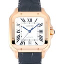 サントス カルティエ Cartier サントス LM WGSA0011 シルバー文字盤 新品 腕時計 メンズ