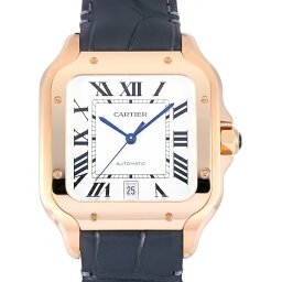 カルティエ サントス 腕時計（メンズ） カルティエ Cartier サントス LM WGSA0011 シルバー文字盤 新品 腕時計 メンズ