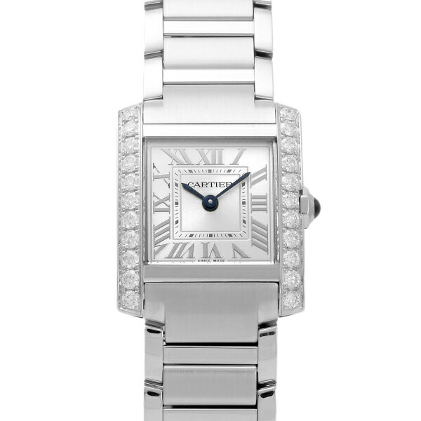 カルティエ タンクフランセーズ 腕時計（レディース） カルティエ Cartier タンク フランセーズ W4TA0020 シルバー/ローマ文字盤 新品 腕時計 レディース