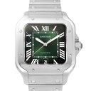 カルティエ サントス 腕時計（メンズ） カルティエ Cartier サントス ドゥ ウォッチ WSSA0062 グリーンローマ文字盤 新品 腕時計 メンズ