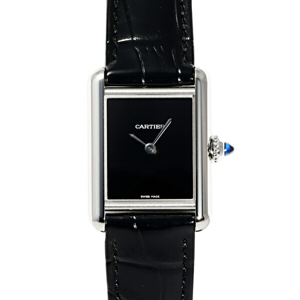 マストタンク カルティエ Cartier タンク マスト ドゥ ウォッチ スモールモデル WSTA0071 ブラック文字盤 未使用 腕時計 レディース