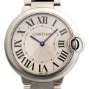 カルティエ Cartier バロンブルー MM W69011Z4 シルバー文字盤 新品 腕時計 メン ...