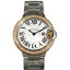 カルティエ Cartier バロンブルー 28MM WE902079 シルバー文字盤 新品 腕時計 レディース