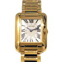 カルティエ Cartier タンク アングレーズ SM W5310013 シルバー文字盤 未使用 腕時計 レディース