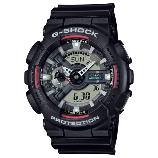 【正規品】カシオ CASIO Gショック ANALOG-DIGITAL 110 SERIES GA-110RL-1AJF ブラック文字盤 新品 腕時計 メンズ 【正規品】カシオ CASIO Gショック ANALOG-DIGITAL 110 SERIES GA-110RL-1AJF ブラック文字盤 新品 腕時計 メンズ