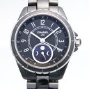 シャネル 腕時計（メンズ） シャネル CHANEL J12 ファーズ ドゥ リュヌ H3406 ブラック文字盤 新品 腕時計 メンズ