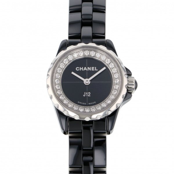 シャネル 腕時計 シャネル CHANEL J12 XS H5235 ブラック文字盤 新品 腕時計 レディース