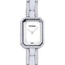 シャネル CHANEL プルミエール H2146 ホワイト文字盤 中古 腕時計 レディース