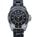 シャネル 腕時計（メンズ） シャネル CHANEL J12 H5702 ブラック文字盤 新品 腕時計 メンズ