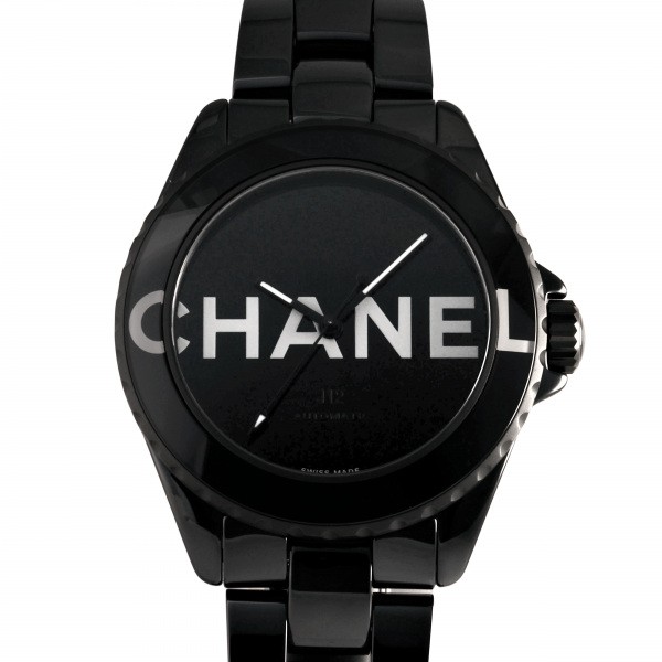 シャネル 腕時計（メンズ） シャネル CHANEL J12 ウォンテッド ドゥ H7418 ブラック文字盤 新品 腕時計 メンズ