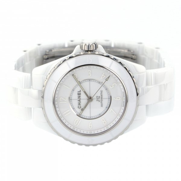 シャネル CHANEL J12 ファントム キャリバー12.1 38MM H6186 ホワイト文字盤 新品 腕時計 メンズ
