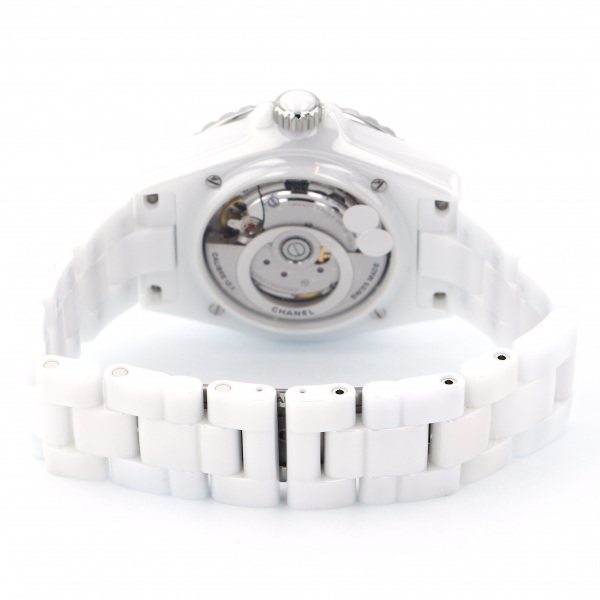 シャネル CHANEL J12 ファントム キャリバー12.1 38MM H6186 ホワイト文字盤 新品 腕時計 メンズ