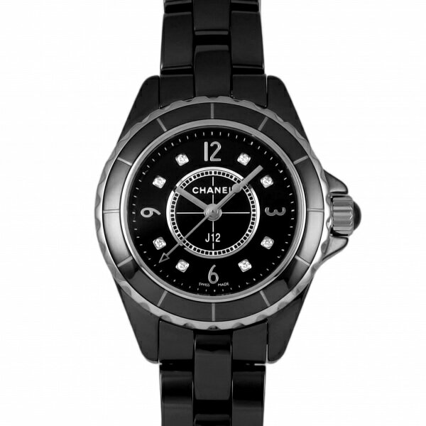 シャネル 腕時計 シャネル CHANEL J12 29MM H2569 ブラック文字盤 新品 腕時計 レディース