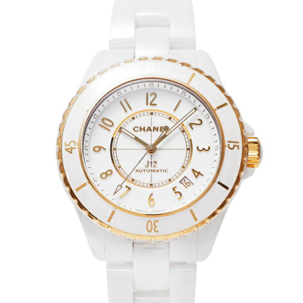 シャネル CHANEL J12 キャリバー 12.1 38MM H9540 ホワイトアラビア文字盤 新品 腕時計 メンズ