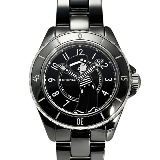 シャネル CHANEL J12 マドモアゼル ラ パウザ 38MM 数量限定 H7609 ブラック文字盤 中古 腕時計 メンズ シャネル CHANEL J12 マドモアゼル ラ パウザ 38MM 数量限定 H7609 ブラック文字盤 中古 腕時計 メンズ