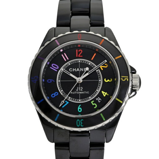 シャネル CHANEL J12 エレクトロ 世界限定1255本 H7122 ブラック文字盤 中古 腕時計 メンズ シャネル CHANEL J12 エレクトロ 世界限定1255本 H7122 ブラック文字盤 中古 腕時計 メンズ