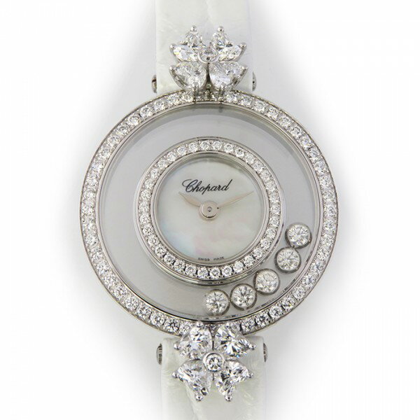 ハッピーダイアモンド ショパール Chopard ハッピーダイヤモンド 204128-1001 ホワイト文字盤 新品 腕時計 レディース