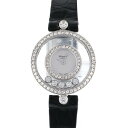ショパール Chopard ハッピーダイヤモンド 20/3957 ホワイト文字盤 中古 腕時計 レデ ...