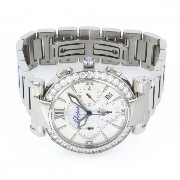 ショパール Chopard インペリアーレ クロノグラフ 388549-3004 ホワイト文字盤 新品 腕時計 メンズ