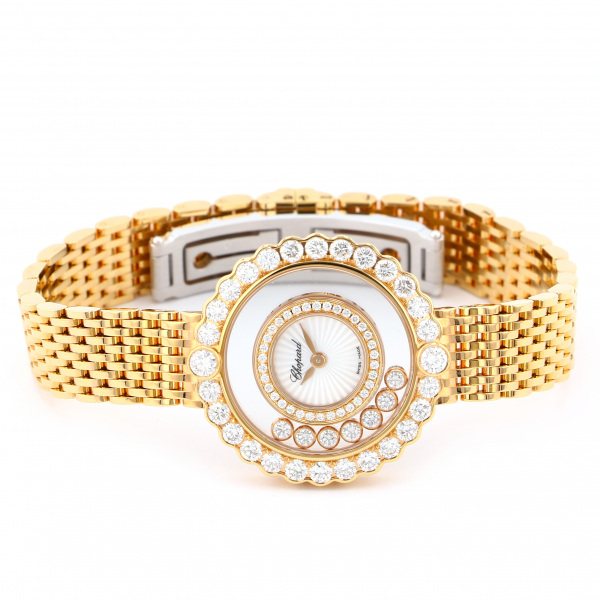 ショパール Chopard ハッピーダイヤモンド 204180-5201 ホワイト文字盤 新品 腕時計 レディース
