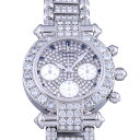 ショパール Chopard インペリアル クロノ 38/3212-20 全面ダイヤ文字盤 中古 腕時計 レディース