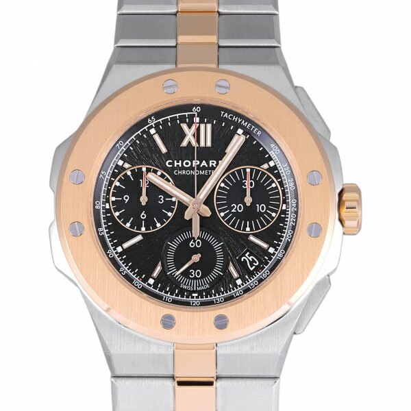 ショパール 腕時計（メンズ） ショパール Chopard アルパインイーグル アルパイン イーグル XL クロノ 298609-6001 ブラック文字盤 新品 腕時計 メンズ