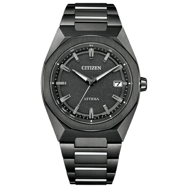 シチズン CITIZEN アテッサ ACT Line ブラックチタンシリーズ CB3045-61E ブラック文字盤 腕時計 メンズ