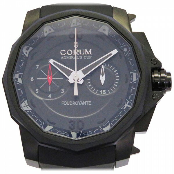 アドミラルズカップ コルム CORUM アドミラルズカップ48 フドロワイヤント リミテッド 895.931.95/0371 AN12 ブラック文字盤 新品 腕時計 メンズ