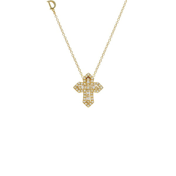 ダミアーニ ベルエポック クラウン S K18YG イエローゴールド ネックレス 中古