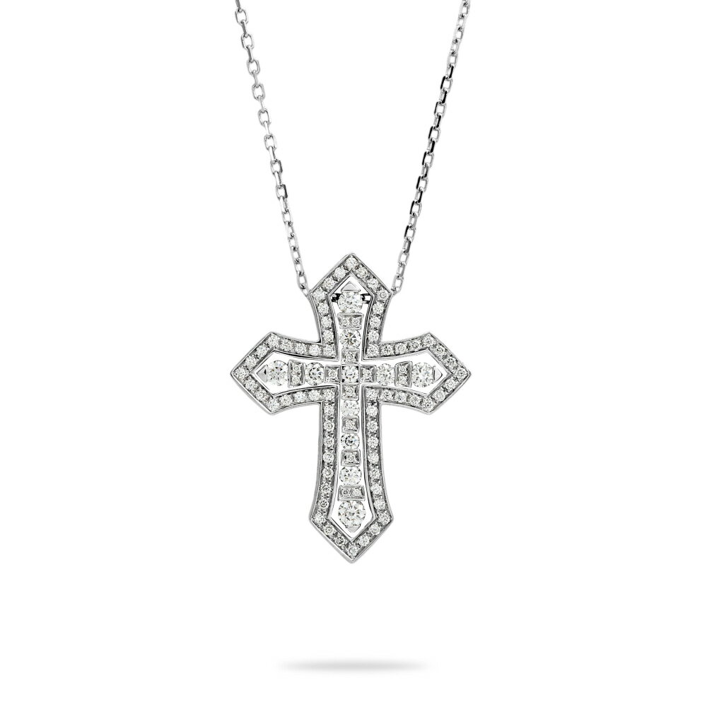 ダミアーニ ベルエポック クラウン M YOSHIDA100周年記念モデル K18ホワイトゴールド ネックレス 中古