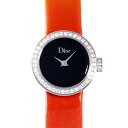 ディオール 腕時計（レディース） ディオール DIOR ラ ミニ ディ ドゥ CD040110A016 ブラック文字盤 新品 腕時計 レディース