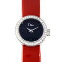 ディオール 腕時計（レディース） ディオール DIOR ラ ミニ ディ ドゥ CD040110A018 ブラック文字盤 新品 腕時計 レディース