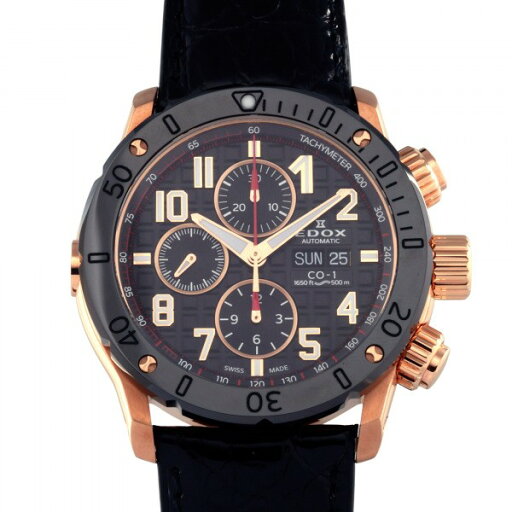 エドックス EDOX クロノオフショア1 クロノグラフ オートマティック 01122-37R-NBR8 ブラック文字盤 新品 腕時計 メンズ エドックス EDOX クロノオフショア1 クロノグラフ オートマティック 01122-37R-NBR8 ブラック文字盤 新品 腕時計 メンズ