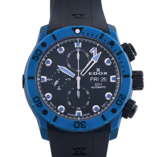 エドックス EDOX クロノオフショア1 カーボン クロノグラフ オートマチック 01125-CLNBUN-NINBU ブラック文字盤 新品 腕時計 メンズ エドックス EDOX クロノオフショア1 カーボン クロノグラフ オートマチック 01125-CLNBUN-NINBU ブラック文字盤 新品 腕時計 メンズ