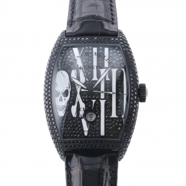 フランク・ミュラー FRANCK MULLER トノウカーベックス ゴシック アロンジェ ノアール 8880SC DT GOTH NR D CD 全面ブラックダイヤ文字盤 未使用 腕時計 メンズ