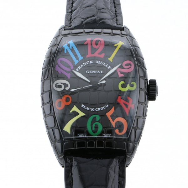 フランク・ミュラー FRANCK MULLER トノウカーベックス ブラッククロコ カラードリーム 8880SC BLK CRO COL DRM ブラック文字盤 新品 腕時計 メンズ