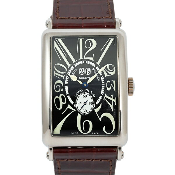 フランク・ミュラー FRANCK MULLER ロングアイランド グランギシェ 1200S6GG ブラック文字盤 中古 腕時計 メンズ