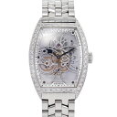 フランク・ミュラー FRANCK MULLER トノウカーベックス セブンデイズ パワーリザーブ スケルトン 8880BS6SQTDP シルバー文字盤 中古 腕...