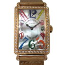 フランク・ミュラー FRANCK MULLER ロングアイランド カラードリーム 952QZCOLDRMMOPD1R ホワイトゴールド文字盤 新古品 腕時計 レディース