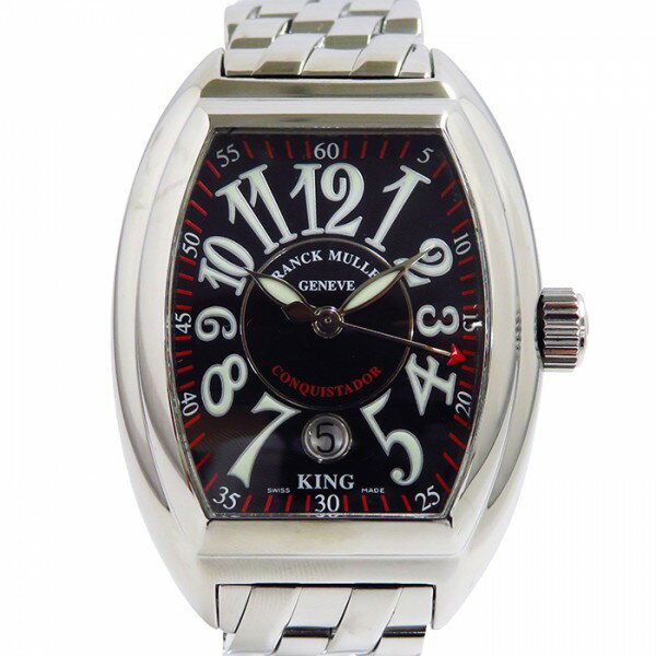 フランク・ミュラー FRANCK MULLER コンキスタドール キング 8005KSC ブラック文字盤 中古 腕時計 メンズ