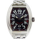 【期間限定ポイント3倍】 フランク・ミュラー FRANCK MULLER コンキスタドール キング 8005KSC ブラック文字盤 中古 腕時計 メンズ