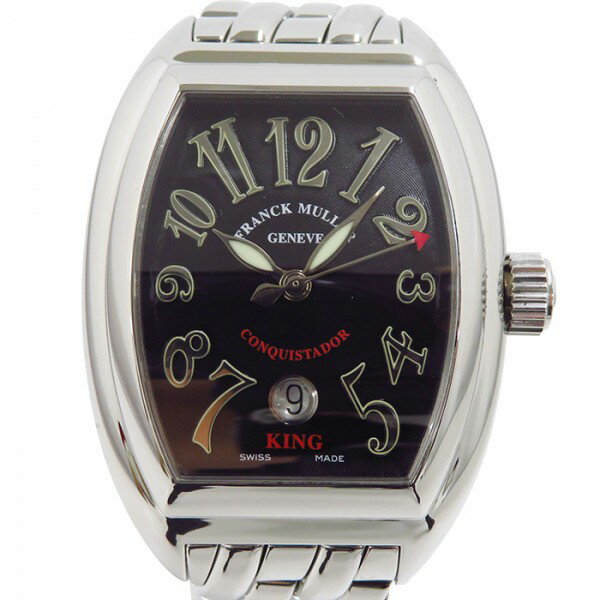 フランク・ミュラー FRANCK MULLER コンキスタドール キング 8002SCK ブラック文字盤 中古 腕時計 メンズ