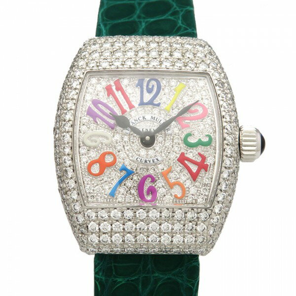 フランク・ミュラー FRANCK MULLER グレイスカーベックス グレイス・カーベックス 2267QZCOLDRMADCD 全面ダイヤ文字盤 新品 腕時計 レディース