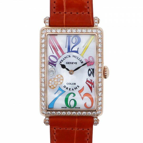 フランク・ミュラー FRANCK MULLER ロングアイランド カラードリーム 952QZCOLDRMMOPD1RCD8 5N ホワイト文字盤 新品 腕時計 レディース