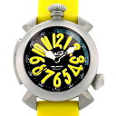 ガガ ミラノ 腕時計（メンズ） ガガミラノ GaGa MILANO ダイビング 48mm 5040.2 ブラック文字盤 新古品 腕時計 メンズ