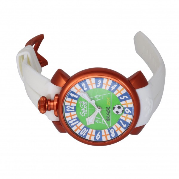 ガガミラノ GaGa MILANO マヌアーレ マヌアーレ48 2014年ブラジルワールドカップ 5070.6 グリーン文字盤 新品 腕時計 メンズ