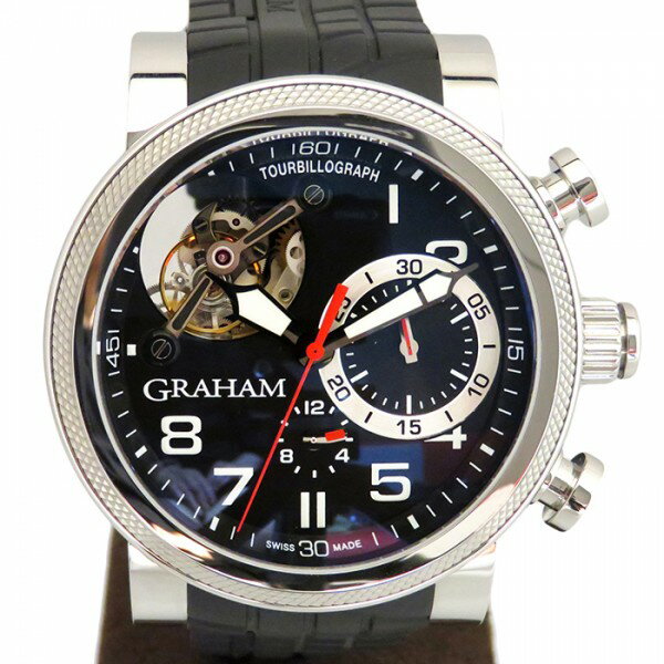 グラハム 腕時計（メンズ） グラハム GRAHAM トラックマスター トラックマスタートゥールビヨグラフ 2TWTS.B05A イエロー/ブラック文字盤 新古品 腕時計 メンズ